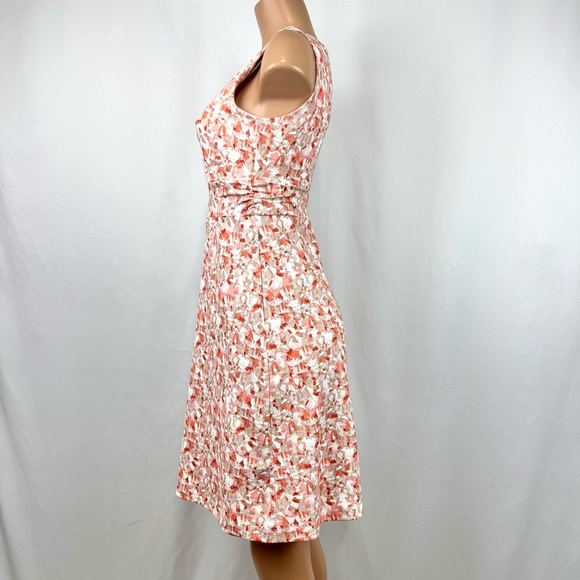 Eddie Bauer Womens Sz S Athletic Outdoor Sleeveless Stretch Mini Dress Coral Tan - Picture 5 of 13